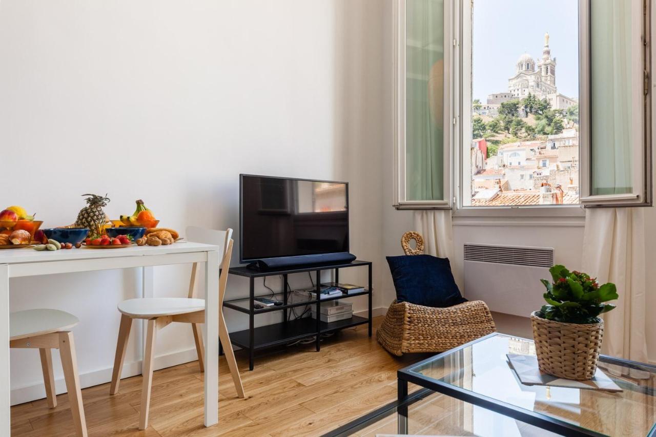 La Bonne Mere - Superbe Appartement Vue Notre Dame Marseille Exteriér fotografie