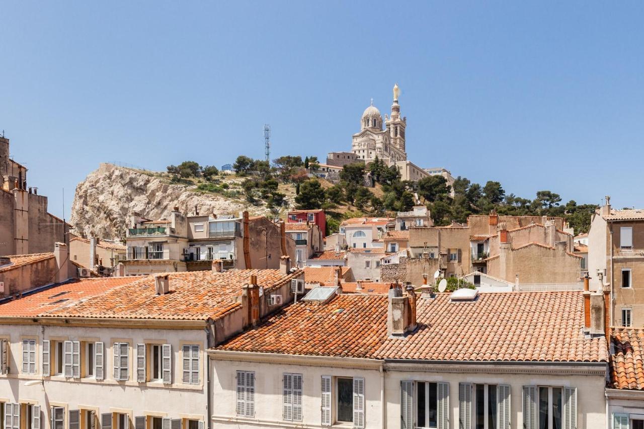 La Bonne Mere - Superbe Appartement Vue Notre Dame Marseille Exteriér fotografie